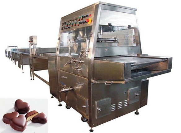 TYJ chocolate enrobing machine